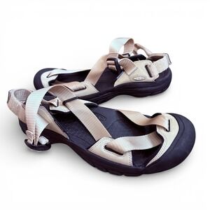 Keen Zerraport II Mens 12 Tan Black Waterproof Outdoor Hiking Sandals 1024692